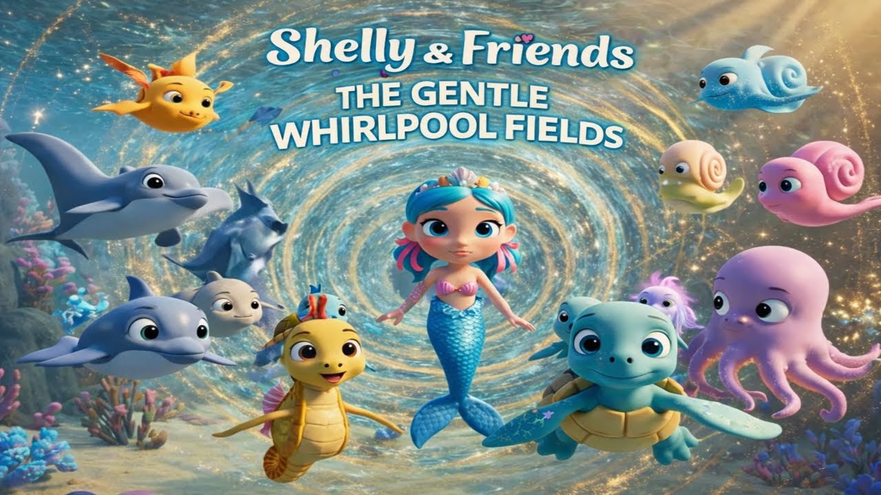 Shelly & Friends 🌊 The Gentle Whirlpool Fields  Magical Ocean Adventure for Kids