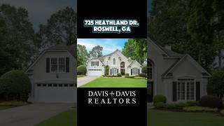 JUST LISTED: 725 Heathland Dr in Roswell's Foxhall neighborhood! #justlisted #homesforsale