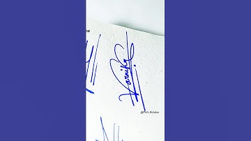 Comment Your Name 💖 Varnika name signature style #shorts #signaturestyle