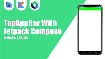 TopAppBar With Jetpack Compose in Android Studio | Kotlin | Jetpack Compose | Android Tutorials