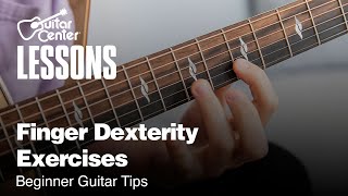 Finger Dexterity Exercises (Hammer-On, Pull-Off, Crabwalk, Alternate Picking) | Beginner Guitar Tips