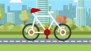 An easy way to create a real bicycle with microsoft powerpoint | PowerPoint Animation Tutorial