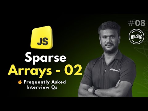 Top JavaScript Coding round Question |  Ep 08 | Sparse Arrays - Part 02