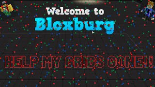 HELP MY GRID DISAPPEARED IN BLOXBURG!!!