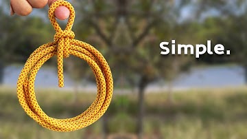 The EASIEST Way to Coil Rope with a Quick Release.