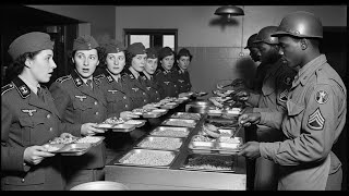 "They Let THEM Cook?" German Women POWs Were Shocked When Black Soldiers Brought Them Lunch