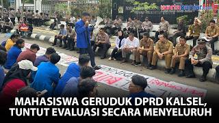 Demo di DPRD Kalsel, Mahasiswa Bawa 7 Tuntutan Soal Pendidikan