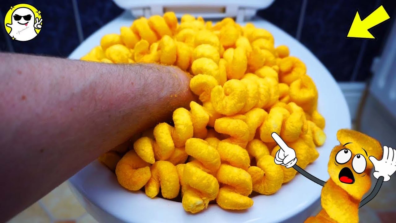 Will it Flush? Lots Of Cheetos Spirals - YouTube