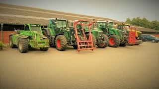 Jahresrückblick 2016 mit 5x Fendt Mb-trac JCB Merlo 2x Lexion + Lemken Fella Claas Ballentechnick