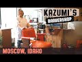 💈 Haircut by Old School Japanese Barber | Kazumi's Barber Shop Moscow Idaho