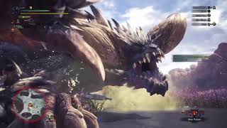 Monster Hunter World (Beta) - The Insatiabe Nergigante (Switch Axe Solo)