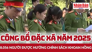 Công bố đặc xá năm 2025: 8.056 người được hưởng chính sách khoan hồng | Báo Nhân Dân