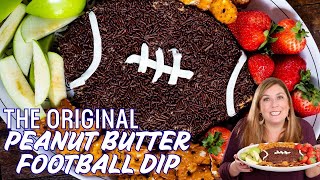Peanut Butter Football Dip Everyone's Making This Season!