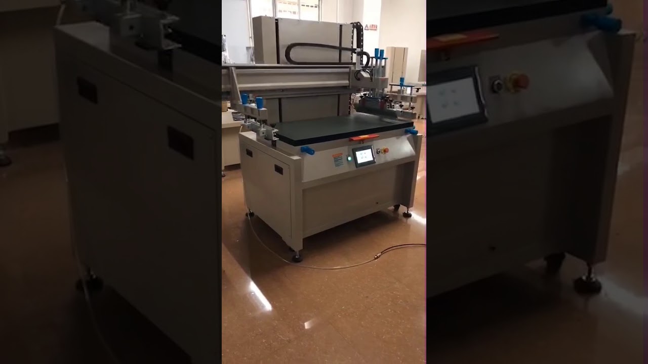 Flat screen printing - YouTube