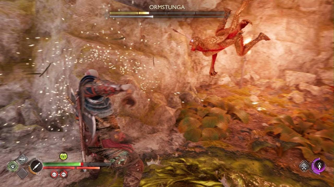 Ormstunga Boss Fight (God of War Difficulty) | God of War Ragnarök | PS5