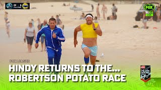 Hindy comes home to compete in the Robertson Potato Race! | Fletch & Hindy | Fox League