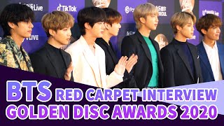 Watch bts' full interview at the golden disc awards 2020 red carpet!
what are their new year's resolutions, do they have planned for 2020,
and much more...