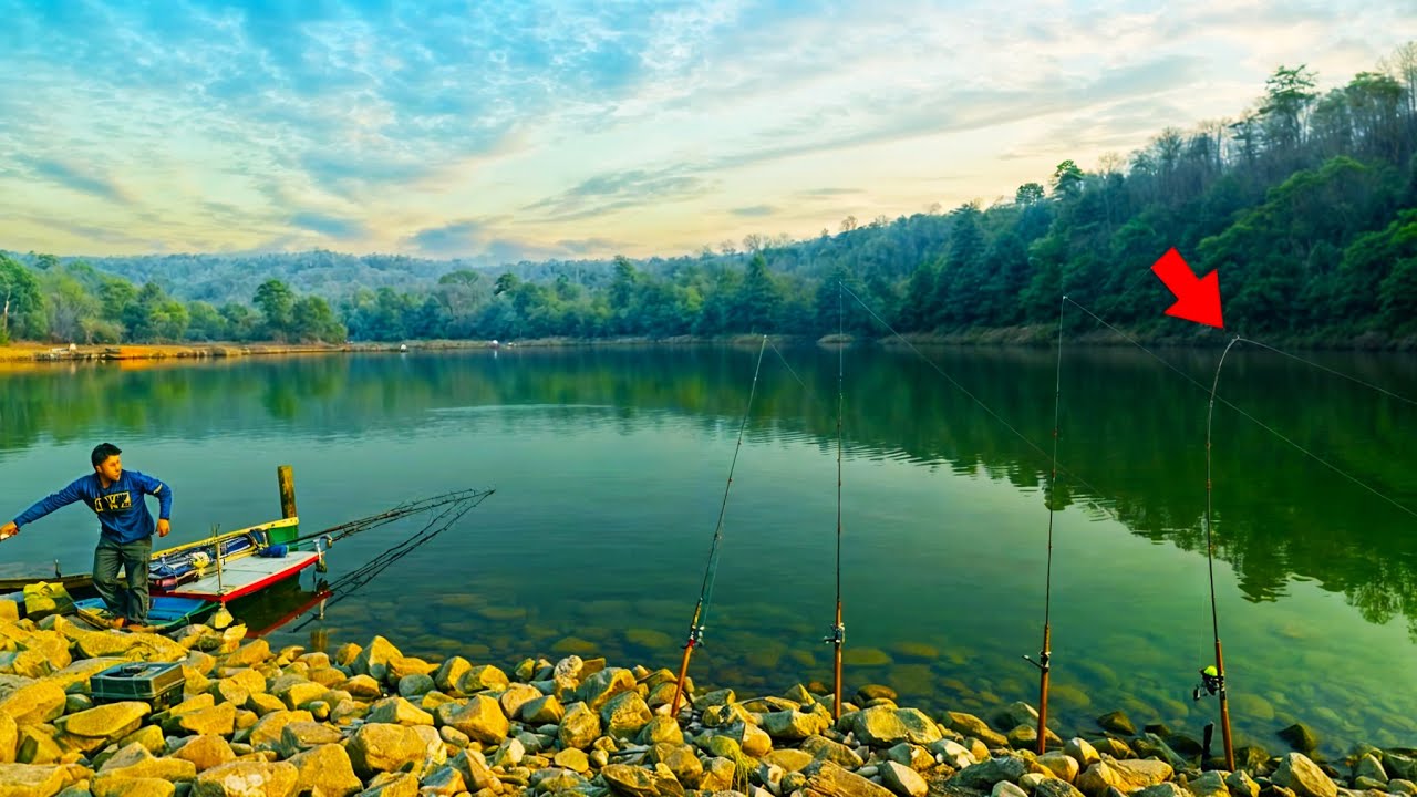 ตกปลาหน้าสันเขื่อน เขาบอกว่ามันมีเลยมาหา 2 วัน 1 คืน อ่างเก็บน้ำแม่แมะ PNU FISHING x AB Fishing