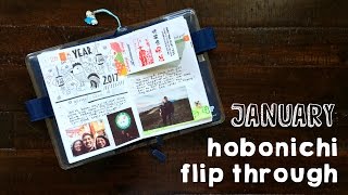 Hobonichi Flip Through - January