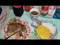 Almoço de Domingo: Bisteca de Ripa mais Vatapá e Arroz.