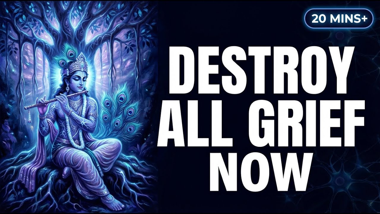 Powerful Krishnashtakam: Remove Deep Grief & Anxiety (108 Times) | Vasudevasutam Devam