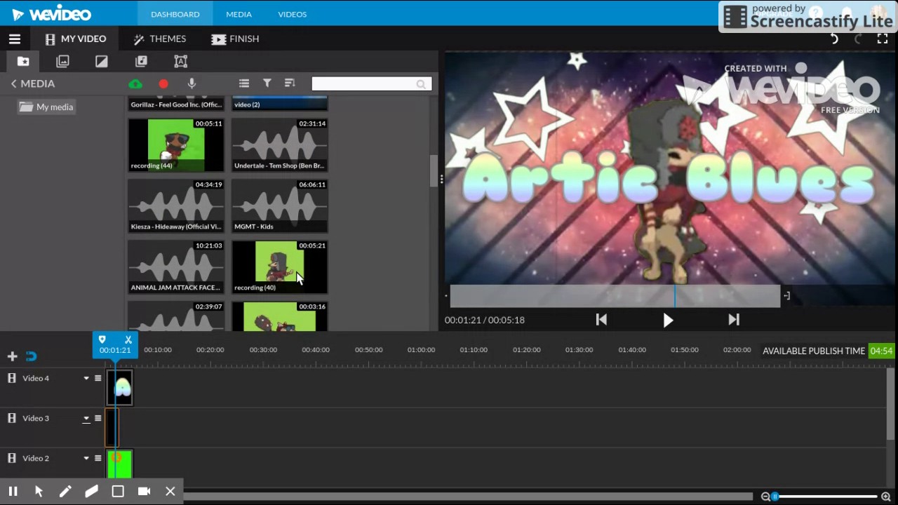 How To make An Animal jam Intro with Wevideo YouTube