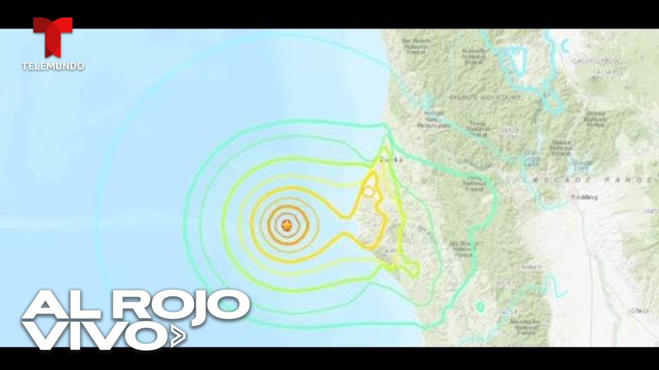 Un potente sismo sacude el norte de California y provoca alerta de Tsunami | Al Rojo Vivo