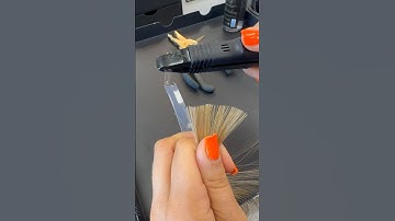 How to make your own keratin hair extensions #ktips #keratinhairextensions #keratinextensions #hair