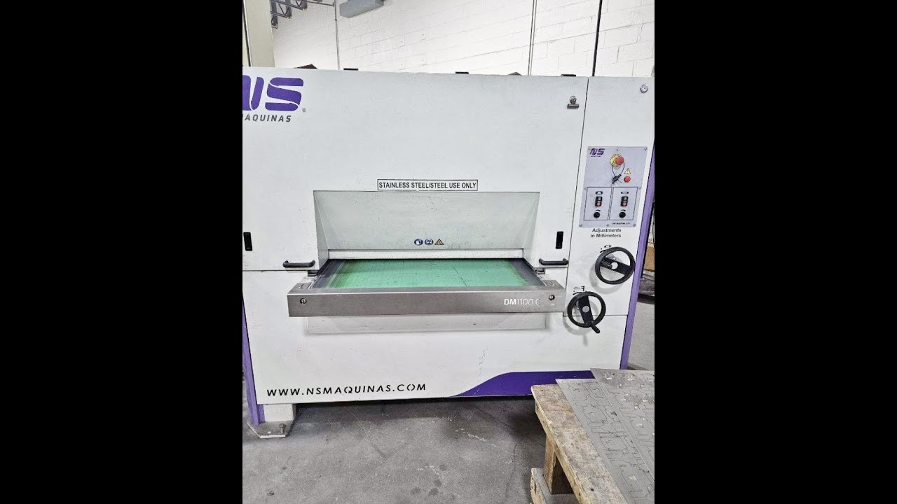 2016 NS MAQUINAS DM1100C EDGE ROUNDING MACHINE FOR SALE