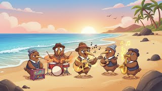 Jazz relaxing  Cute Kiwi Bird Band Playing Smooth Instrumental Jazz screenshot 4