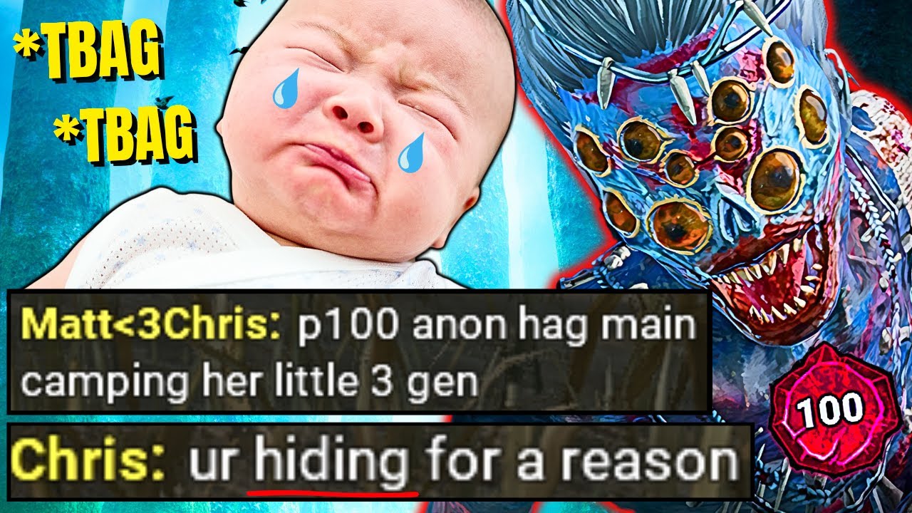 My P100 Hag Dismantles The Tbaggers & Then They Rage | Dead By Daylight