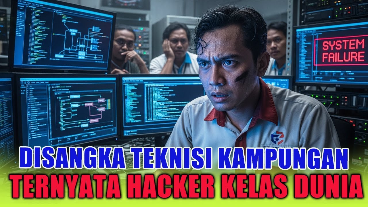 VIRAL ‼️DISANGKA TEKNISI KAMPUNGAN,TERNYAT HACKER KELAS DUNIA