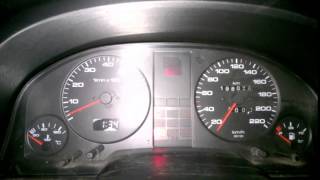 Audi 80 B3 cold start | −19,3 °C