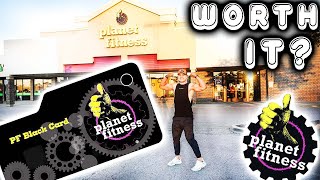 IS THE BLACK CARD WORTH IT AT PLANET FITNESS??? (BLACK CARD WALKTHROUGH IN 2022!) image