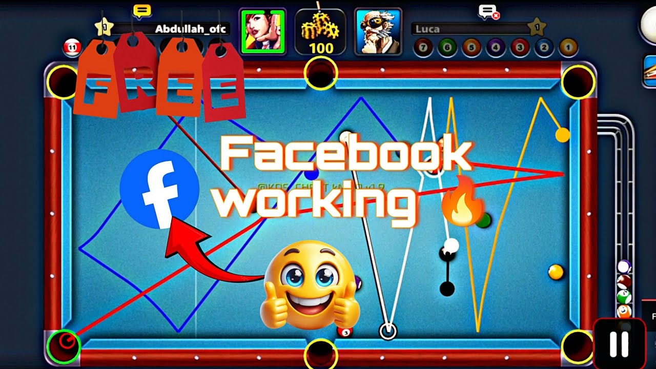 New update 8 ball pool free hack 🔥 version 56.17.1 Latest virtual || 