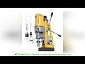SucceBuy Magnetic Drill Boring Diameter Portable Electric Mag Drill Press Drilling Machine Metal Sur