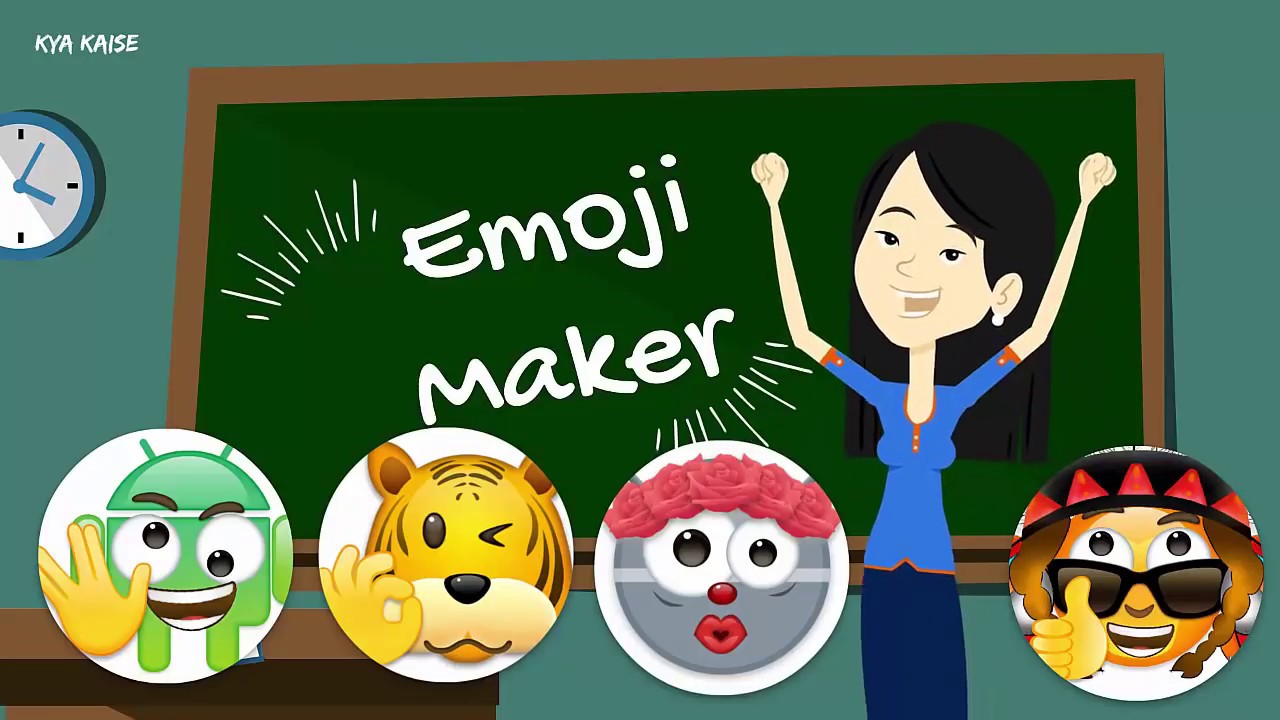 emoji maker app make your own emoji apna emoji kaise banate hai hindi video by kya kaise emoji maker app