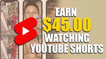 Earn $45 Fast Watching YouTube Shorts (Make Money Online)