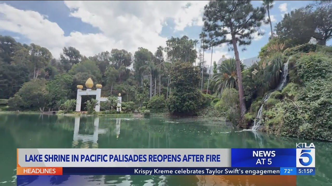 Lake Shrine gardens in Pacific Palisades reopens after wildfire