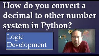 Celebrity 21. decimal to other number conversion in Python? Profile