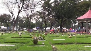 Police tighten security as thousands visit Manila Memorial Park