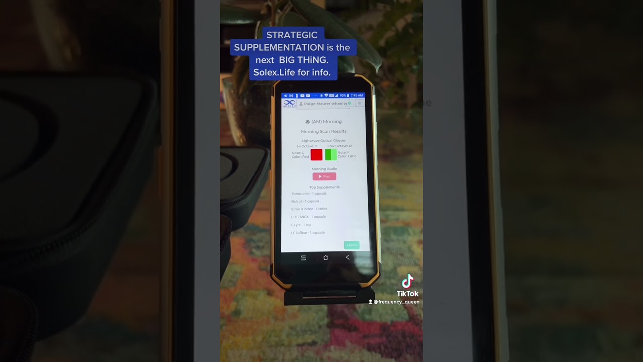 Strategic Supplementation! 