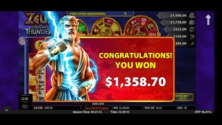 📱Casino App that pays REAL CASH!!! 💲💲💲 My Biggest ONLINE WIN• Zeus God of Thunder ⚡