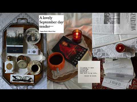 September diaries: an autumn day at home with literature and candles thumbnail