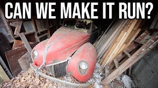 Will Our 1939 Ford Convertible Run After Sitting Abandoned For Years??