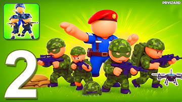 Defence Rush - Gameplay Walkthrough Part 2 - Protect Your Army Base (iOS, Android)