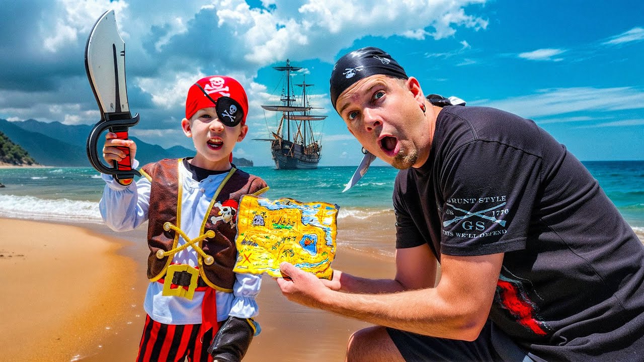 Preston's Pirate Treasure Map Scavenger Hunt!!