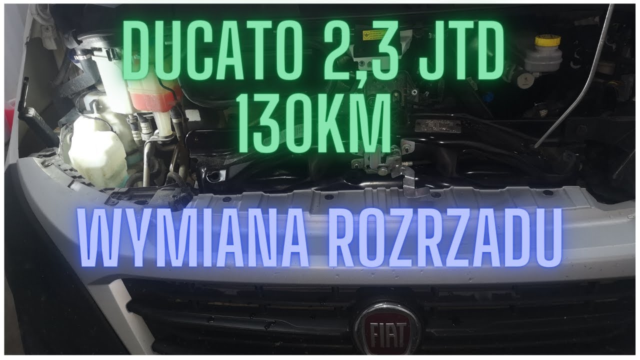 fiat ducato 2,3 jtd 130km wymiana rozrządu (#36)