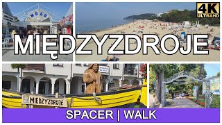 Międzyzdroje - Poland, walking tour in Międzyzdroje | 4K