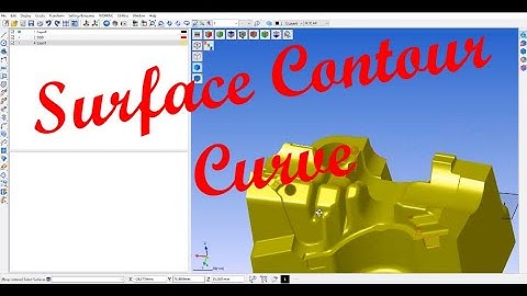 Surface Contour CurvesTips & Tricks#worknc